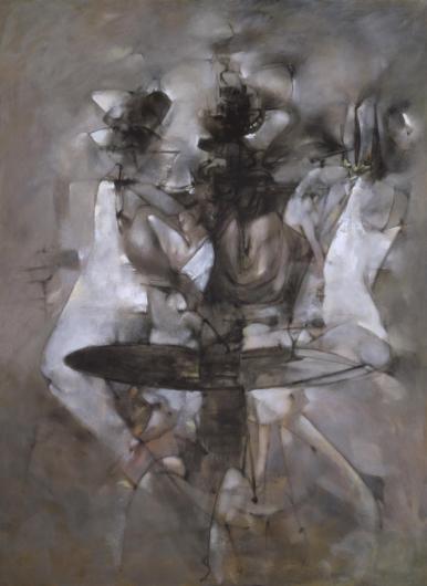 A Mi-Voix 1958 Dorothea Tanning 1910-2012 Presented by William N. Copley 1959 http://www.tate.org.uk/art/work/T00298