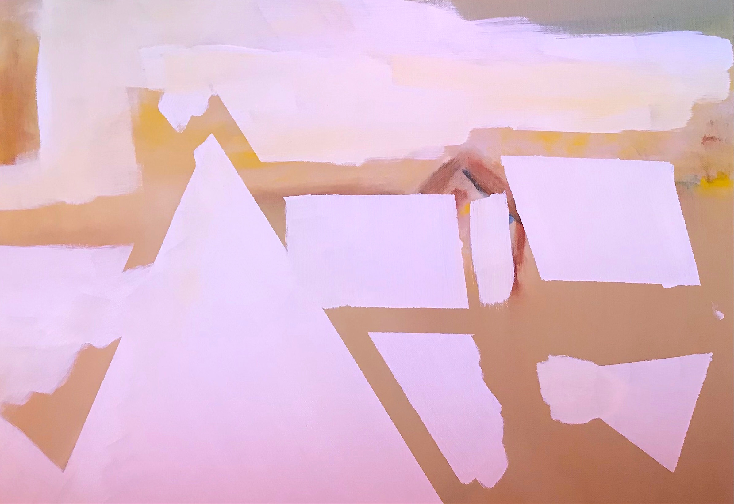 landscape with shapes