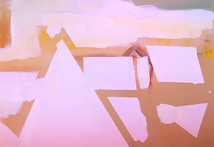 landscape with shapes